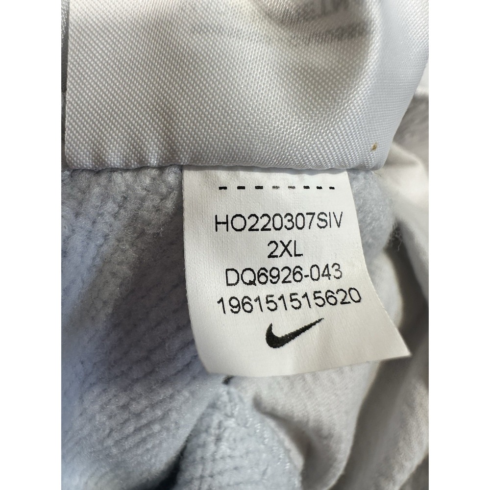 Nike Air Joggers Womens 2XL Platinum High Waisted Corduroy Fleece‎ Pants - Picture 12 of 12
